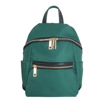 China Lady Wholesale New Backpack High Quality Leather Bag Women's Luminous PU Color Zipper Backpack for sale