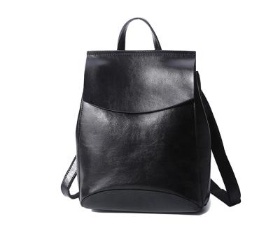 China Wholesale Lady Traveling Backpack Bags Women Genuine Superior Cow Leather Backpack With Large Capacity for sale