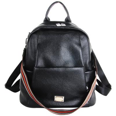 China 2021 New Normcore/Minimalist Fashion Backpack Multi Function Women's Travel Bag Soft Leather Backpack for sale