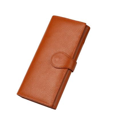 China Newest RFID Card Holder Ladies Wallet Design Vegan Leather Clutch Ladies Purse Women Wallet for sale