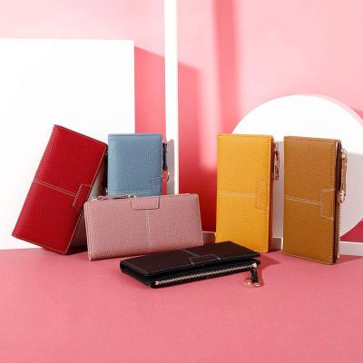 China Fashion Good Quality New Purses OEM For Women ODM Leather Wallet Manufacturer Luxury Rose Large Photo Card Holder for sale