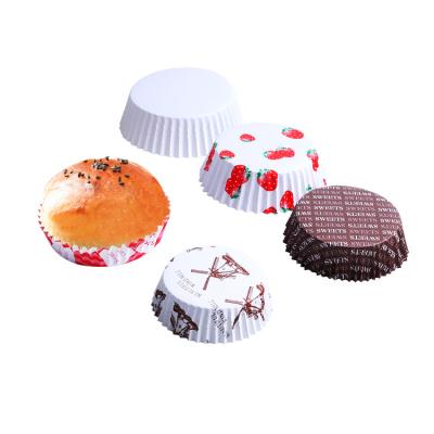 China Bakest Disposable Wholesale Greaseproof Coated Cake Cupcake Wrappers Dessert Cupcake Liners for sale