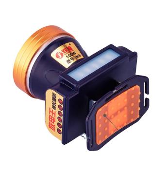 China Cigarette Lighter Flashlight On Head Led Rechargeable Headlamp With COB Side Light Head Torch for sale