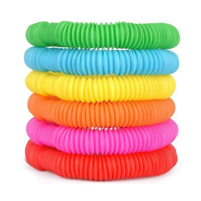 China More fun for kids stir noise tube toys for kids and adults multicolor tubes sensory toy for sale