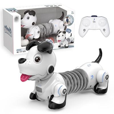 China Safe To Play Robot Dog 2.4G Remote Control Smart Smart Talking Radio for sale