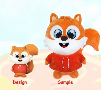 China More Fun For Kids Custom Made Customized Stuffed Plush Doll Toys Plushie Dolls Design for sale