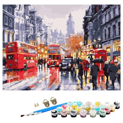 China Beau Art Numbers Paintings Impressionist DIY Painting By Number For Kids Kit For Children for sale