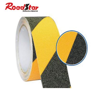 China Anti Slip 25 Mm Width High Adhesive Grip Yellow Black Anti Slip Tape For Stairs for sale