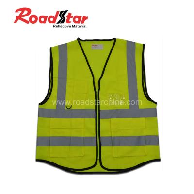 China Safety Safety Reflective Vest High Quality Reflective Vest Double Pocket For Work Safety for sale