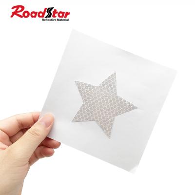 China High Visibility Customized Reflective Star Light Car Sticker For Motorcycle, Bike for sale