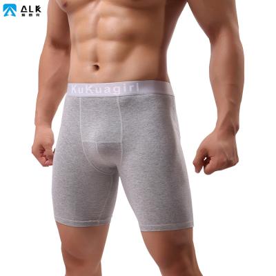 China Ailangke Wholesale Ethika Antibacterial Boxer Briefs Men's Underwear Men Pack Soft Cotton Fly Open Underwear L-5XL for sale