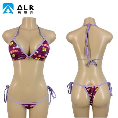 China 2021 Breathable Wholesale Custom Ailangke Plus Size Swimwear For Women Bikini Buting Suit for sale