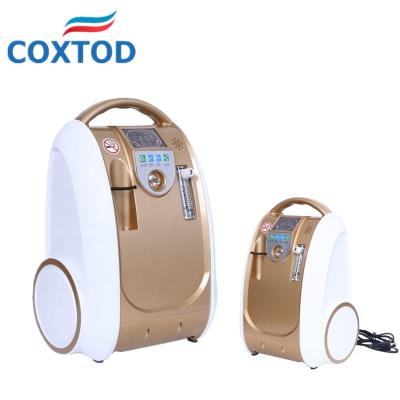 China Portable Oxygenation Household Oxygen Concentrator Generator 24 Hour Continuous Flow Oxygen Concentrator 5lpm for sale