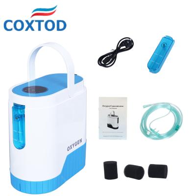 China Portable Oxygen Concentrator Oxygen Generator 1-5L/min LED Display Timing Function, Adjustable O2 Generator for sale