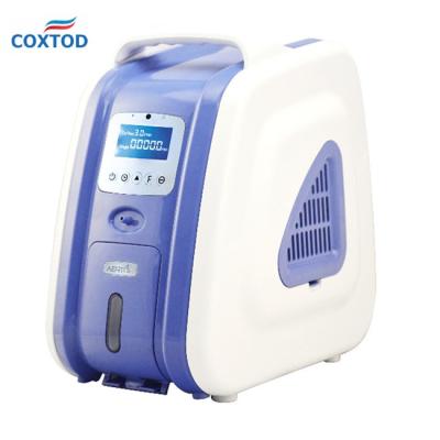 China Portable design; HEPA filter; Sales 2-9L/Min Adjustable Portable Electric Oxygen Concentrator Oxygen Machine Oxygen Generator 30%-90% Anion Oxygen Good For Household for sale