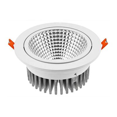 China Modern Custom Cob Chip 20w Embedded Ceiling Led Spot Light for sale