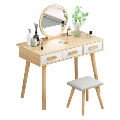 China China Factory Wholesale Wooden Foldable Storage Mirror Rose Dresser Furniture Bedroom for sale