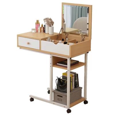 China Foldable Mobile Multifunctional Bedside Bedroom High Quality Solid Wood Dresser for sale