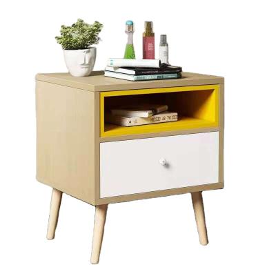 China Full solid wood bedside table (the other) adjustable high quality simple modern bedroom bedside table for sale