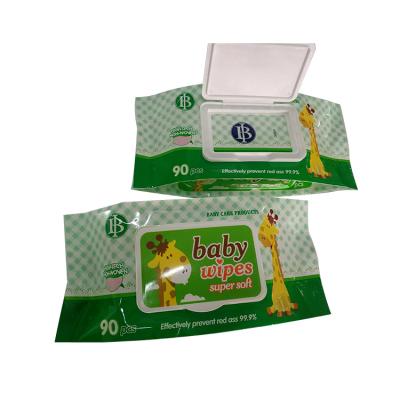 China Baby Wet Wipes Bags / Tissue Bags Face Cleaning Baby Wipes Wet Tissue Wipes Bag for sale