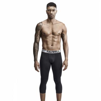 China QUICK DRY Men's skinny stretch pants fitness compression pants sports long pant for sale