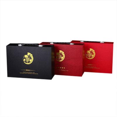 China Business.office.gift .promotion.etc Cheap Wine Whiskey Wrapping Paper Christmas Paper DIY Gifts Packaging Boxes With Handle For Amazon Walmart Product for sale