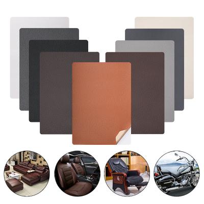 China Leather Self Adhesive Patch Sofa Handbags Car Seats Waterproof 8*11 Inch Height Quality Repair Sticker for sale