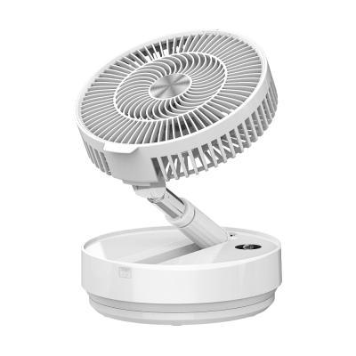 China Easy Supplier Mini Portable Electric Battery Operated Convenient Storage Fan Logo for sale