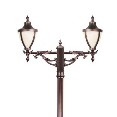 China The hot sale antique vintage outdoor street light classic cast aluminum garden lamp post garden lights street lamp for sale