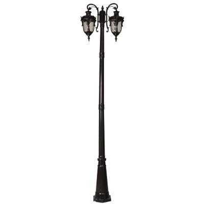 China 2m 3m Height 2m 3m Height Antique Cast Aluminum Led Garden Post With Lamp On Top Garden Light for sale