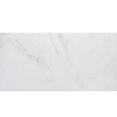 China 2021 Modern Carrara Porcelain Slab Elegant White Marble Pattern Lightly Tiles Marble Tiles For Wall Floors for sale