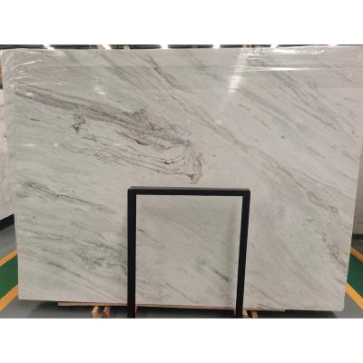 China 2021 Guangdong Modern Marble Factory Cheap Price Polished Guangxi White Marble Large Slab Flooring / Natural Polished White Floor Tile for sale