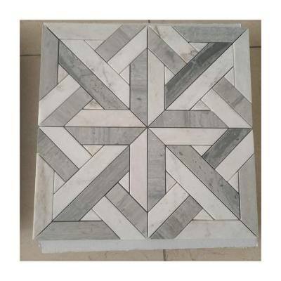 China Modern White Marble Mosaic Tile Small Hexagon 12x12 Competitive Price for sale