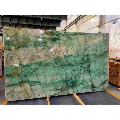 China 2021 Best Price Modern Good Quality Green Marble Indian Emerald Green Marble From Verde Guatemala for sale