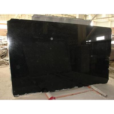 China 2021 Modern High Quality Polished Absolute Black Mongolian Granite for sale