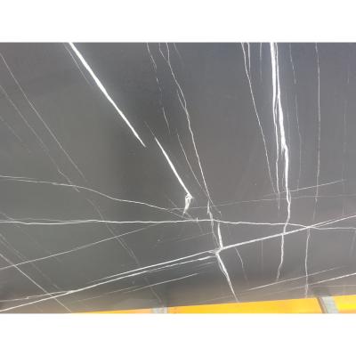 China 2021 Modern Top Polished Quartz Sintered Stone Granite Tiles 60x60 Black Granite for sale