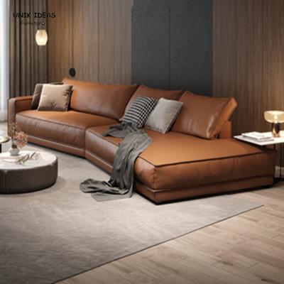 China Lujo seccional en forma de L de Sofa With Chaise Coach Corner del tamaño del apartamento pequeño en venta