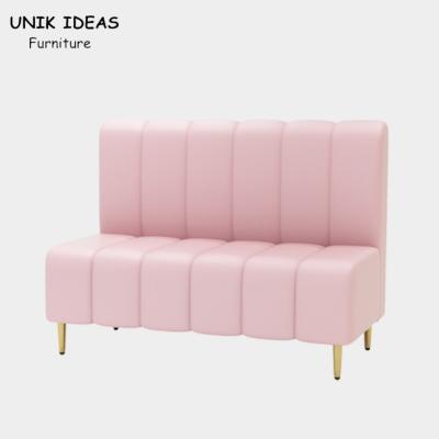 China Asiento comercial de la cabina del Banquette del café para el rosa casero el 120x65x85cm de cuero de la barra en venta