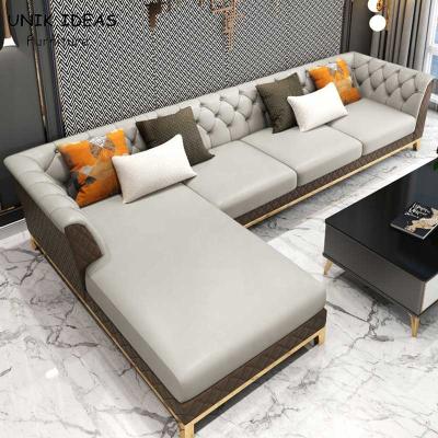 China 100 durch 100 10 x 7 büscheliges Wohnzimmer Schnitt-Sofa Couch Leather European zu verkaufen