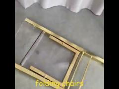 Acrylic Folding Chair