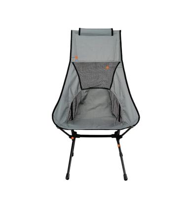 China Modern Hot Selling Outdoor Portable Natural Camping Folding Moon Chair Dining Room Chair Camping Chair for sale