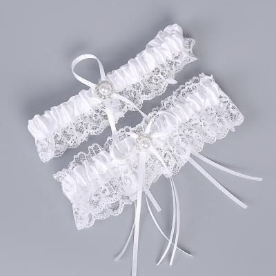 China Wedding Accessories David's Bridal Garters and Bride Garter Sets in All Sizes for Wedding Bridal Leg Ring Crystal Girls Garters Lace Rhinestones for sale