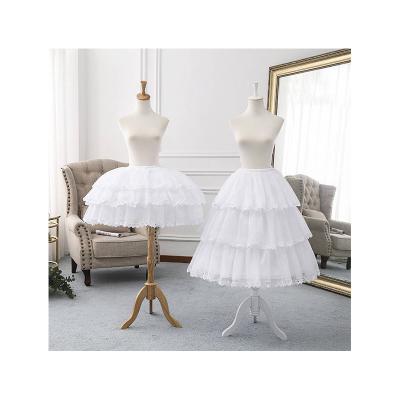 China Polyester polyester can adjust the size by the tie in the each inner layer full cheap petticoat to the wedding dress for sale