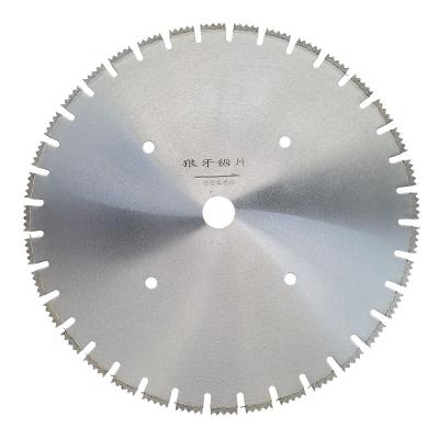 China High Performance Cutting 24 Inch (616mm) Diamond Saw Blade For Cutting Granite Andesite Basalt Volcanic Rock Marble Sandstone Long Service Life for sale