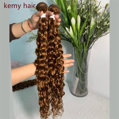 China 12A Grade Hair Extensions Water Wave Loop Hair Extensions Wholesale Curly Brazilian Deep Wave Hair Grade 12A Virgin Hair Dropshipping Distributor Virgin Water Wave for sale