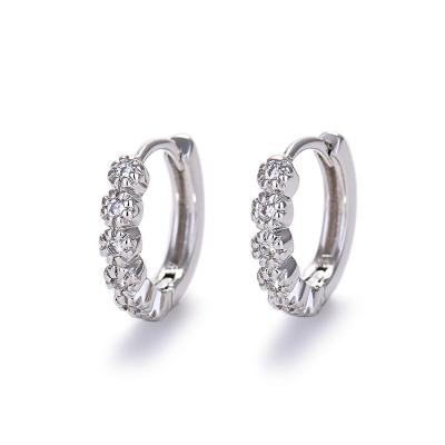 China Korean Zircon Diamond Geometric Earrings 2021 Gold Custom Platinium BOHEMIA Jewelry 18K Stud Earrings for sale