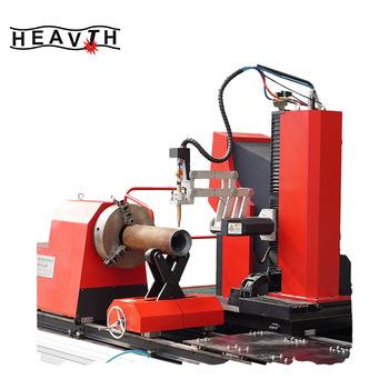 China Machinery Repair Shop CNC Plasma Tube Cutting Machine Pipe Slitter Cutter for sale