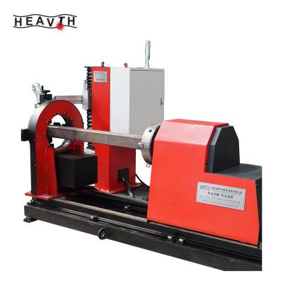 China Hotels High Efficiency Round CNC Square Pipe Tube Fiber Laser Cutting Machine for sale