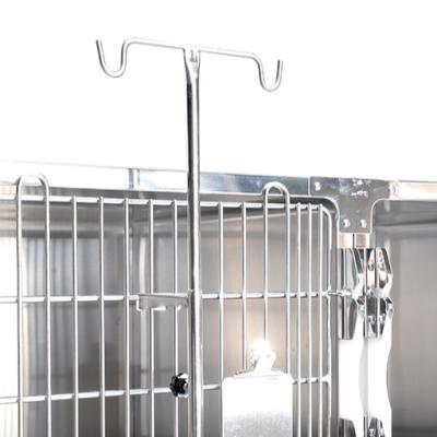 China Custom High Quality Stainless Steel Dog Cages Hospital Veterinary Pet Medical Animals Cage ALG-V11 for sale