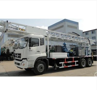 Cina Trapano montato camion Rig Hydraulic For del pozzo d'acqua una perforazione dei 400 tester in vendita